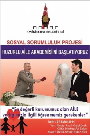 Huzurlu Aile Akademisi Başlıyor