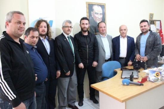 Saadet Partisi Teşkilatı İha Edirne Bürosunu Ziyaret Etti