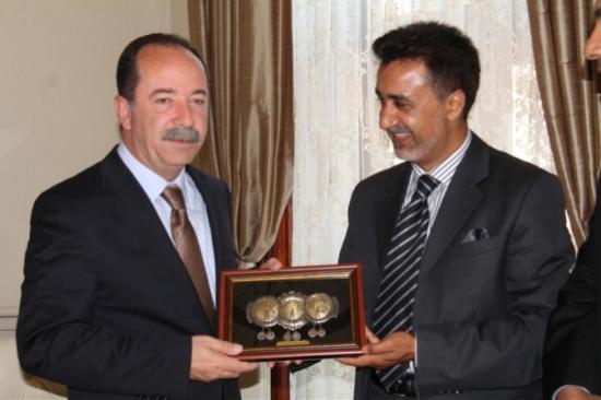 Makedonya Devlet Bakanı Mustafa Edirne Belediye Başkanı Gürkan'ı Ziyaret Etti