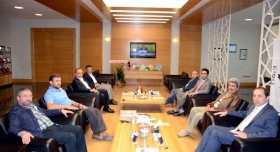 Ensar Vakfı'ndan Rektör Alkan'a Ziyaret