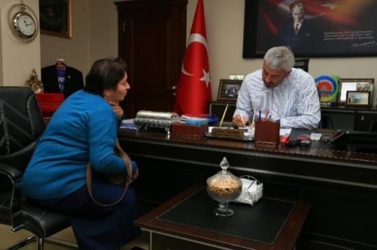 Başkandan Hafta Sonu Mesaisi