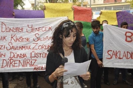 Şırnak'ta Kobani'ye Destek Eylemi