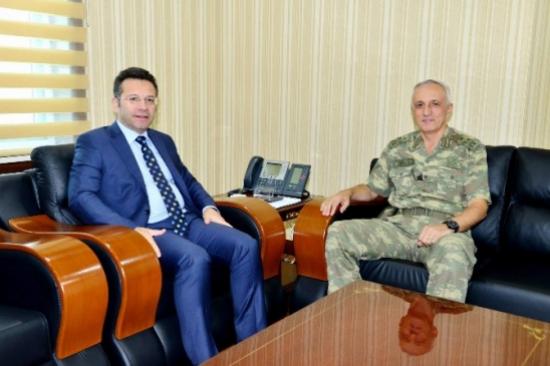 Korgeneral Yılmaz'dan Vali Aksoy'a Ziyaret