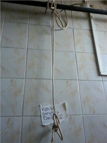 İple Kendini Asan Şahsı Komşusu Kurtardı