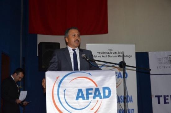 Tekirdağ'da Türkiye Afet Müdahale Planı Tanıtım Toplantısı Yapıldı