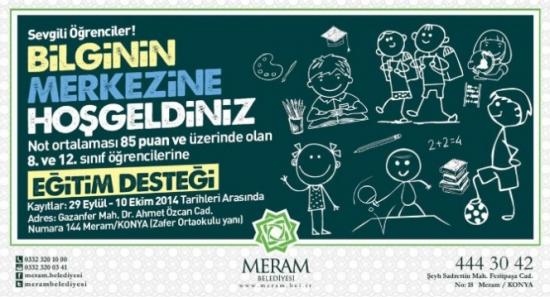 Meram Belediyesi'nde Bilgi Merkezi'ne Kayıtlar Başladı