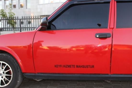 Resmi Değil; Keyfi Hizmete Mahsus