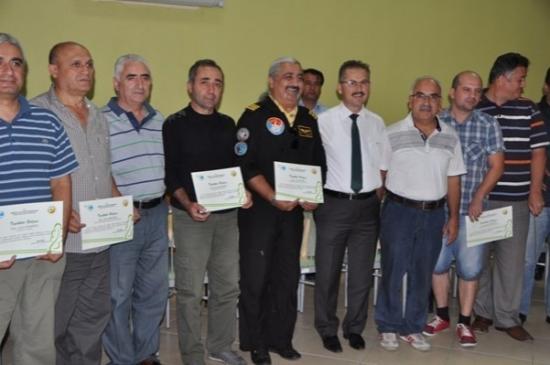 Silifke Helikopter Ekibine Teşekkür Belgesi