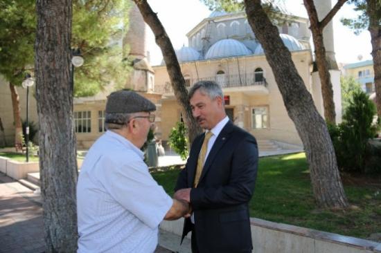 Saruhanlı'nın Başkanı Yaralı Halkın Bayramını Kutladı