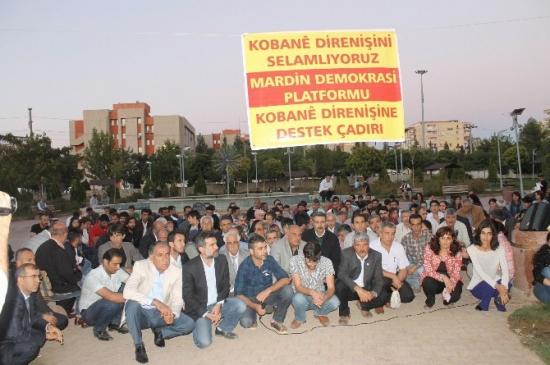 Mardin'de Kobane Çadırına İzin Verilmedi