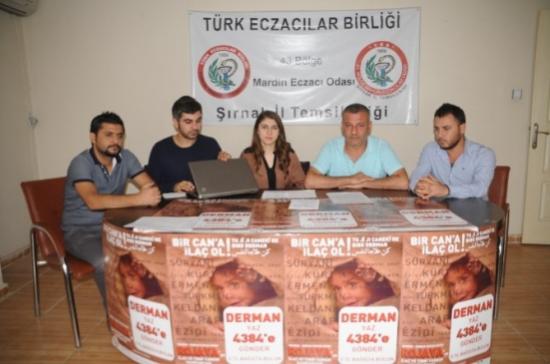 Şırnak-mardin Eczacılar Odası'nın 'bir Cana İlaç Ol' Kampanyası Devam Ediyor