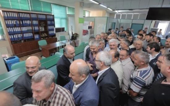 Başkan Karaman Personeliyle Bayramlaştı