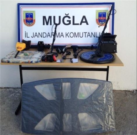 Datça'da Jandarmadan Kaçak Kazıya Suçüstü