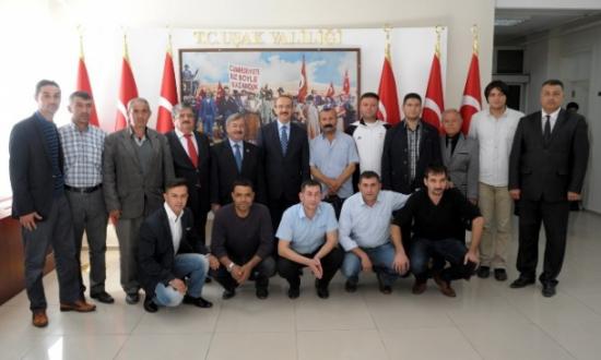 Uşak'ta Amatör Spor Kulüplerine Yardım