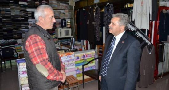 Vali Kahraman esnaf ziyaretlerinde bulundu!