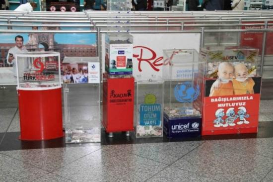 Kimse Yok Mu Derneği'nin Havalimanındaki Yardım Kutuları Kaldırıldı