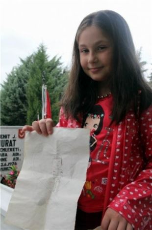 Şehit Kızından Babasına Bayram Mektubu