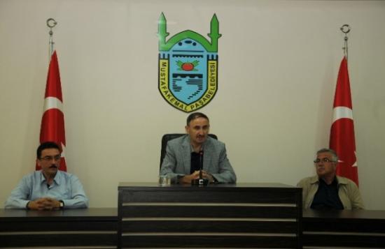 Başkan Kurtulan Ameliyat Sonrası Personelle Bayramlaştı