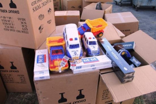 Oyuncak Yüklü Tır'da 200 Bin Paket Kaçak Sigara Ele Geçirildi