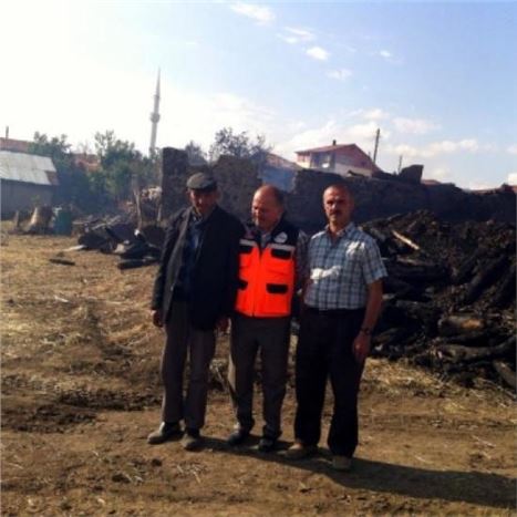 Mangallar Köyünde Hasar Tespiti Yapıldı
