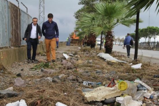 Giresun'da Fırtınanın İzleri Silinmeye Çalışılıyor