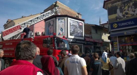 Bartın'da Yangın Paniği