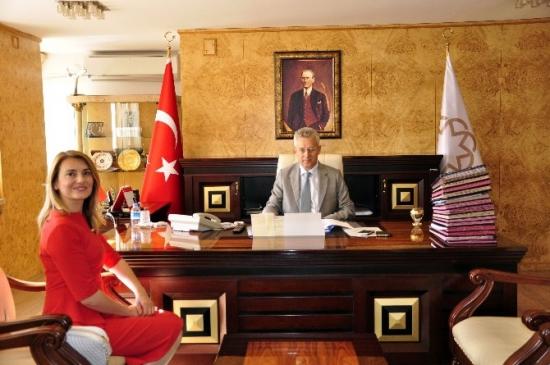 Vali Taşkesen Eratik'i Makamında Kabul Etti