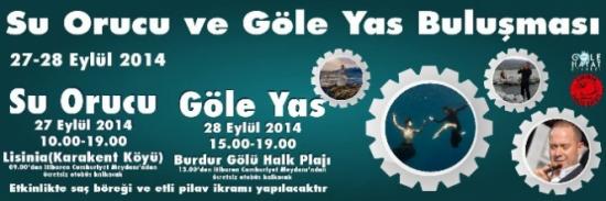 Burdur Gölü İçin Su Orucu