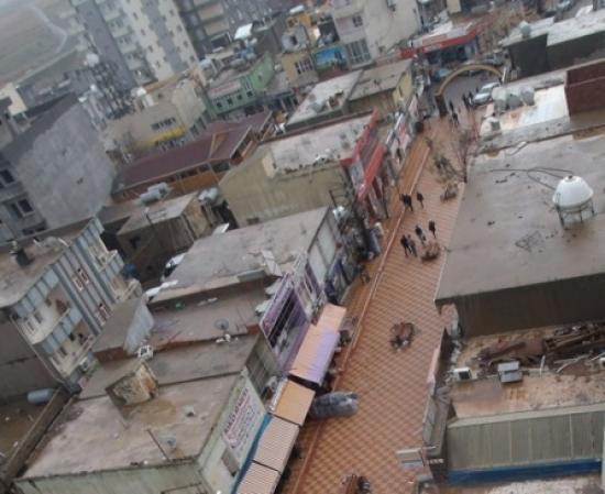 İdil'de Yağmur Sonrası Toz Bulutu