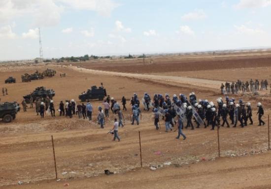 Kobani'ye Gitmek İsteyen Gruba Müdahale