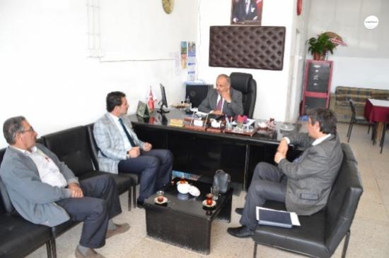 Nevzat İnanç Sanayi Futbol Sahasına Tribün Yapımı İçin Sanayi Kooperatifi Başkanı İle Görüştü