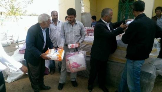 Köylerde Yaşayan Suriyeli'lere Yardımlar Ulaştırılıyor