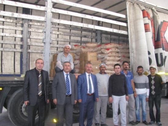 Van'dan Suruç'a 20 Ton Gıda Malzemesi