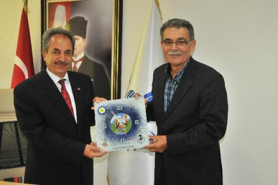 Eski Bakan Güçlü'den Başkan Akkaya'ya Ziyaret