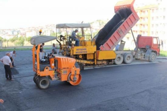 Beyşehir'de Asfalt Çalışmaları Sürüyor