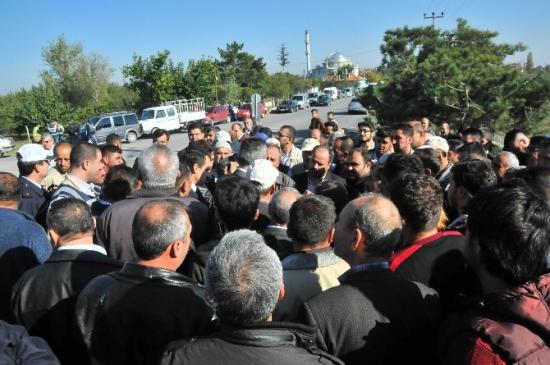 Akşehir'de Bariyer Protestosu