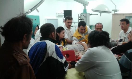 Tuvalete Giderken Çatıdan Düştü