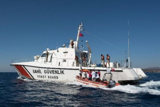 Bodrum'da Denizde Acil Müdahale Eğitimi