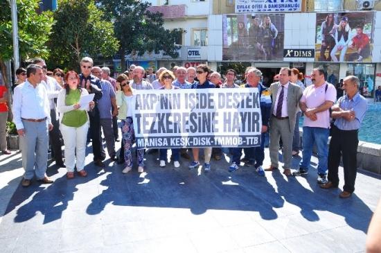 Manisa'da 'savaşa Hayır' Eylemi