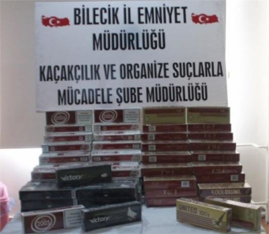 Bilecik'te Kaçak Sigara Operasyonu