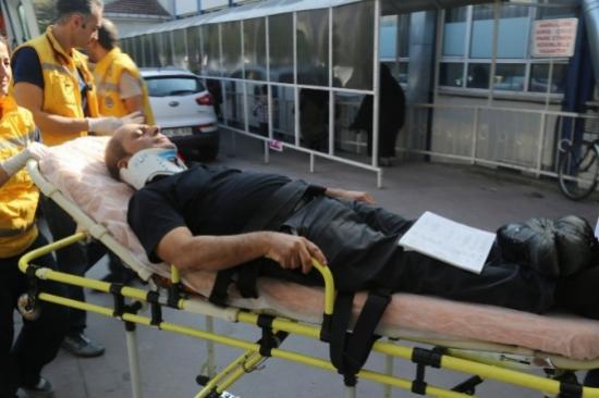 Çarptığı Kişi Bayılınca Sürücü Kaçtı