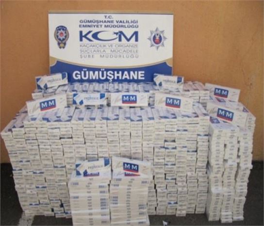 Gümüşhane'de Kaçak Sigara Operasyonu