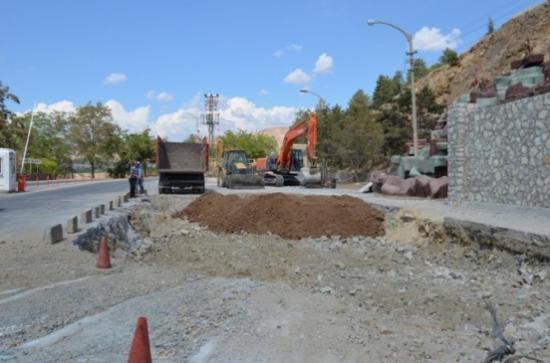 Feribot İskelesinde Peyzaj Çalışması