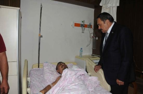 Bakan Eroğlu Yaralıları Ziyaret Etti