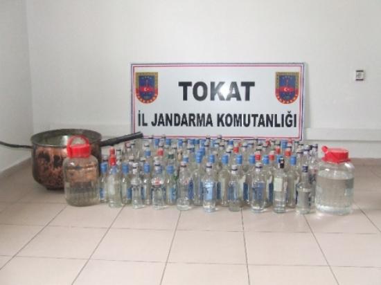 Tokat'ta Sahte Rakı Operasyonu