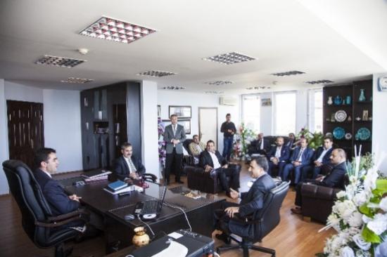 İş Adamları Kaymakam Tekbıyıkoğlu Ve Başkan Çoban'ı Ziyaret Etti