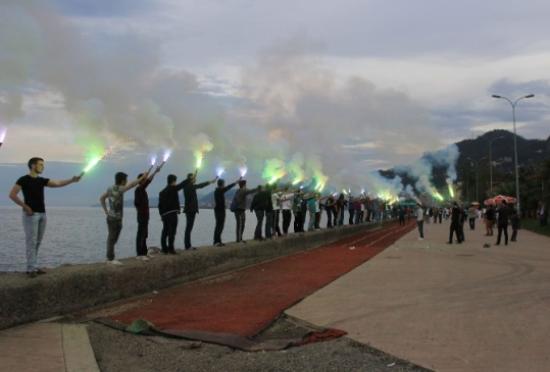 Taraftardan Passolig Protestosu