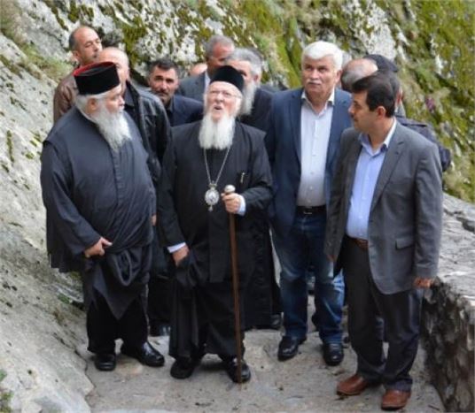 Fener Rum Patriği Bartholomeos'tan Şebinkarahisar'daki Meryemana Manastırı'na Ziyaret