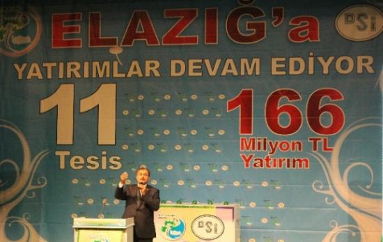 Bakan Eroğlu Elazığ'da 11 Yatırımın Temelini Attı