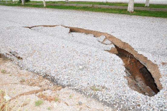 Elbistan'da Korkutan Göçük